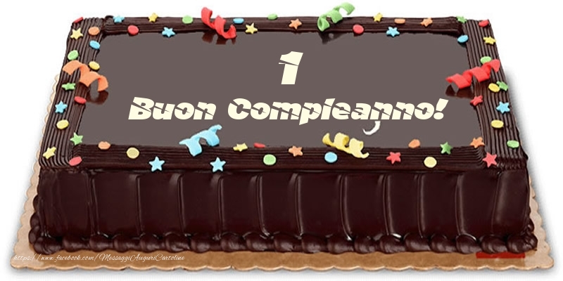Torta 1 anno Buon Compleanno!