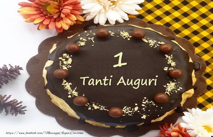 Torta Tanti Auguri 1 anno