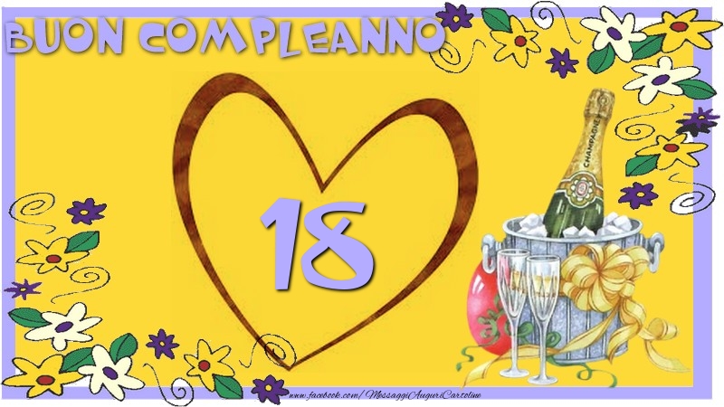 Buon Compleanno 18 anni