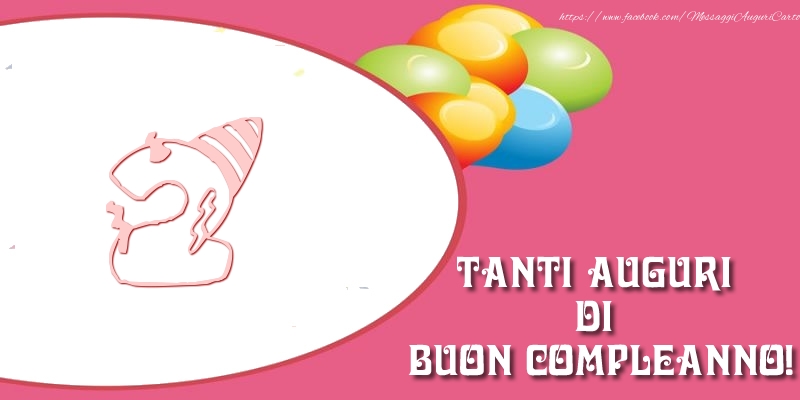 Tanti auguri di buon compleanno per 2 anni!