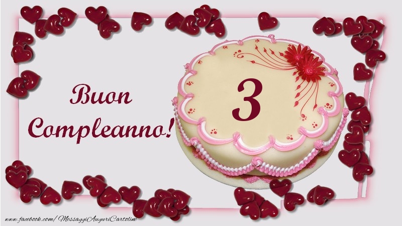 Buon Compleanno! 3 anni