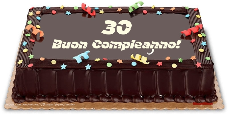 Torta 30 anni Buon Compleanno!