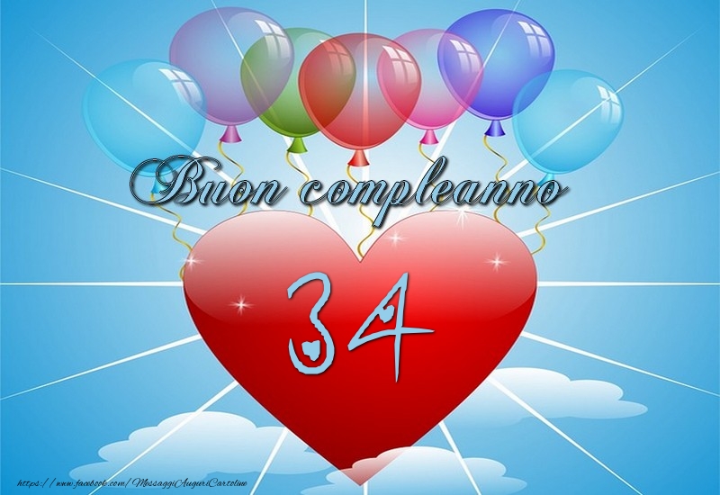 34 anni, Buon compleanno!