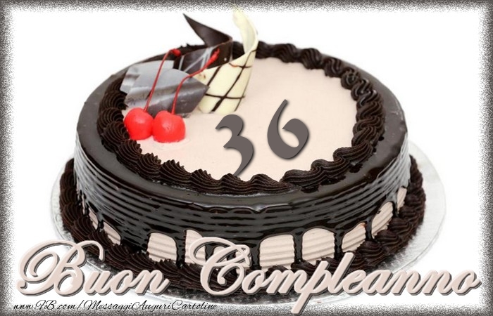 36 anni BuonCompleanno