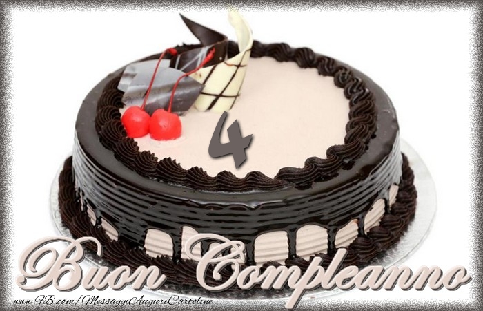 4 anni BuonCompleanno