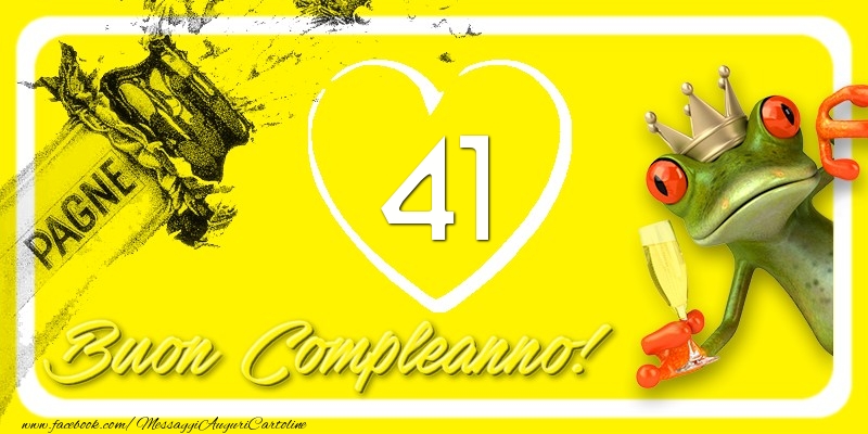 Buon Compleanno, 41 anni!