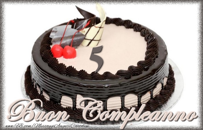 5 anni BuonCompleanno