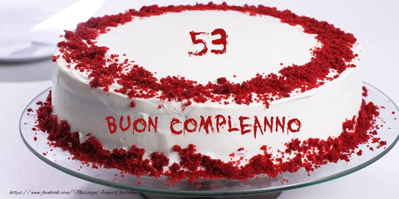 53 anni Torta di compleanno
