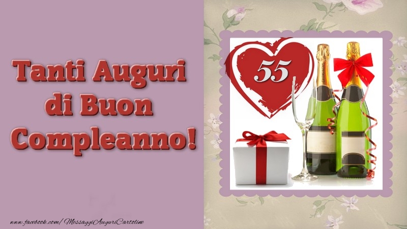 Tanti Auguri di Buon Compleanno 55 anni