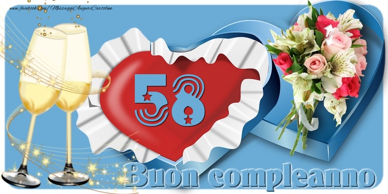 58 anni Buon compleanno!