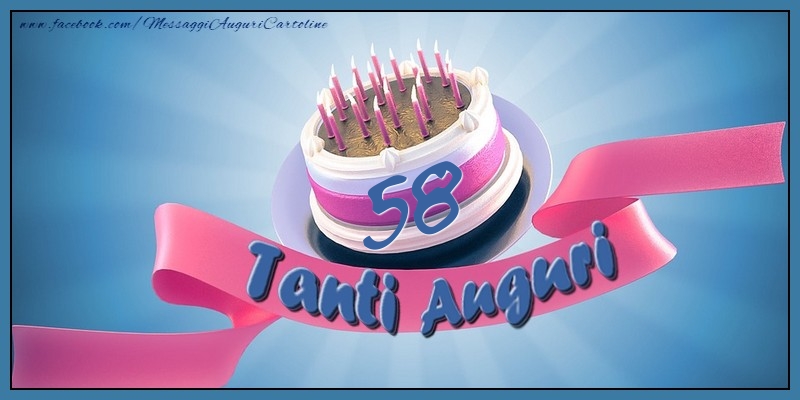 58 anni . Tanti Auguri