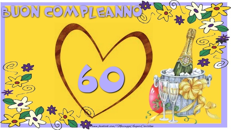 Buon Compleanno 60 anni