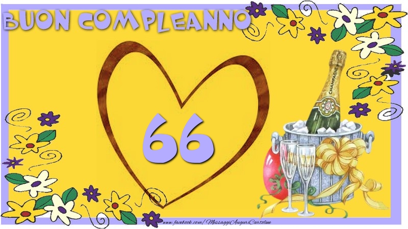 Buon Compleanno 66 anni