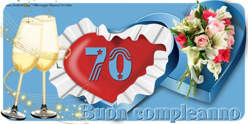 70 anni Buon compleanno!