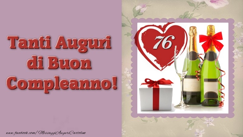 Tanti Auguri di Buon Compleanno 76 anni