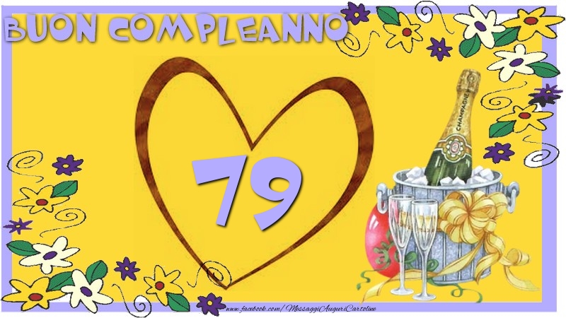 Buon Compleanno 79 anni