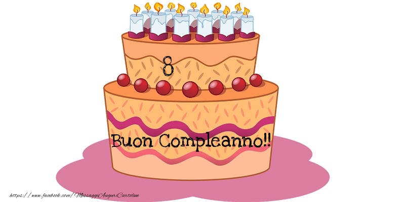Buon compleanno 8 anni!