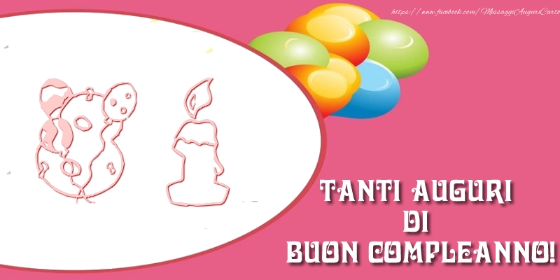 Tanti auguri di buon compleanno per 81 anni!
