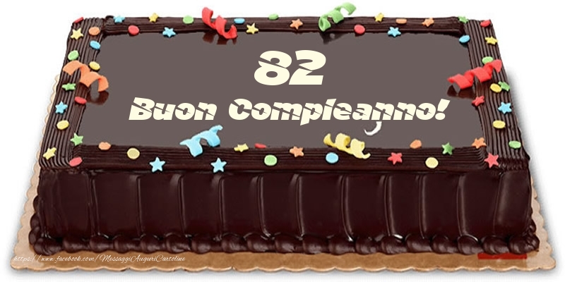Torta 82 anni Buon Compleanno!