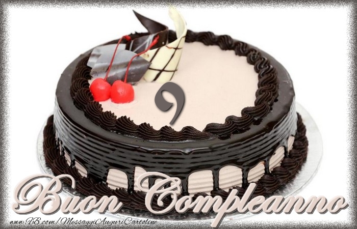 9 anni BuonCompleanno
