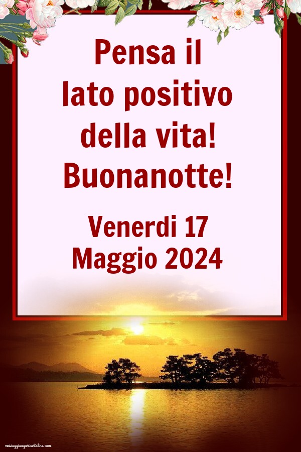 Venerdi, 2 Giugno 2023: Buonanotte!