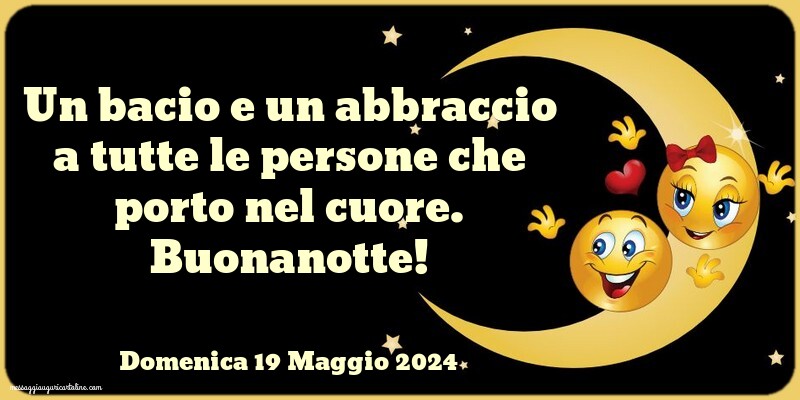 Venerdi, 2 Giugno 2023: Un bacio e un abbraccio