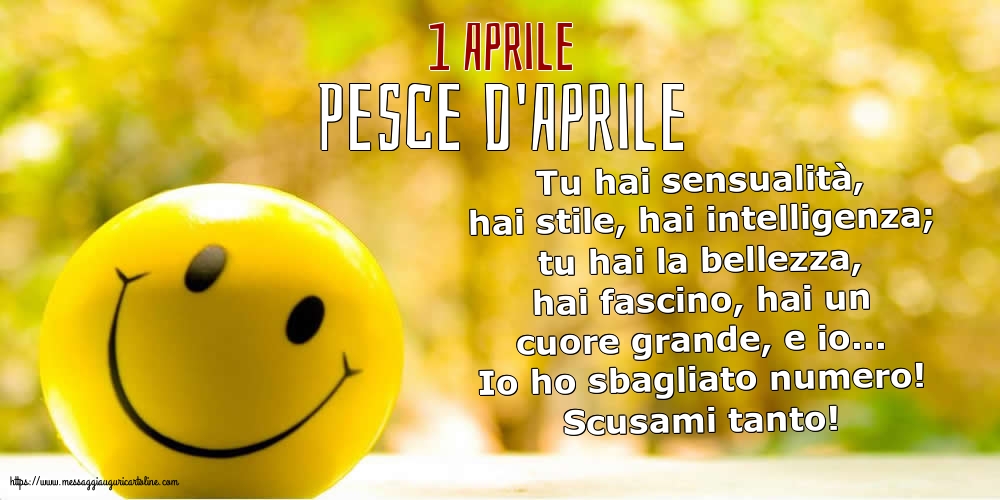 Pesce d'Aprile 1 Aprile - Pesce d'Aprile