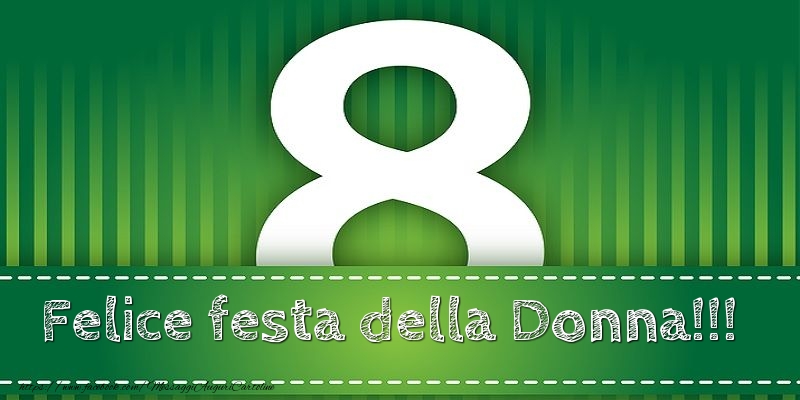 Felice festa della donna