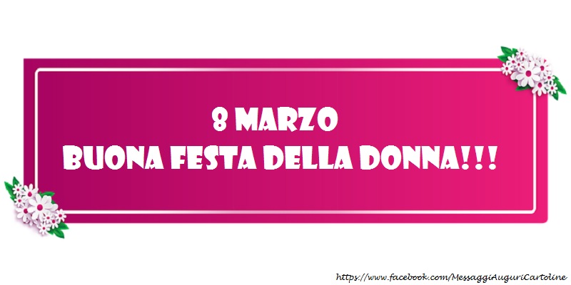 8 Marzo. Auguri atutte le donne