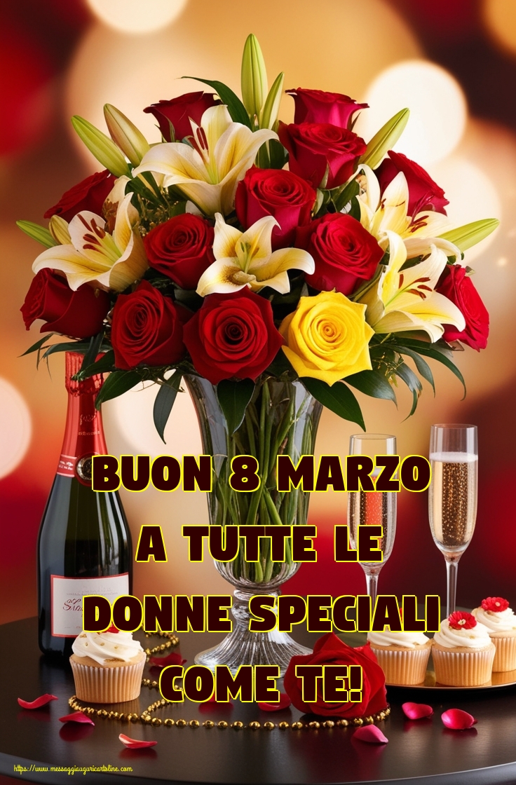 Buon 8 Marzo a tutte le donne speciali come te!