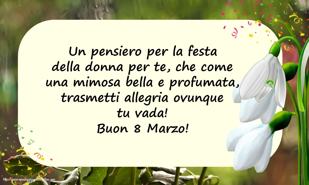 8 Marzo Buon 8 Marzo!