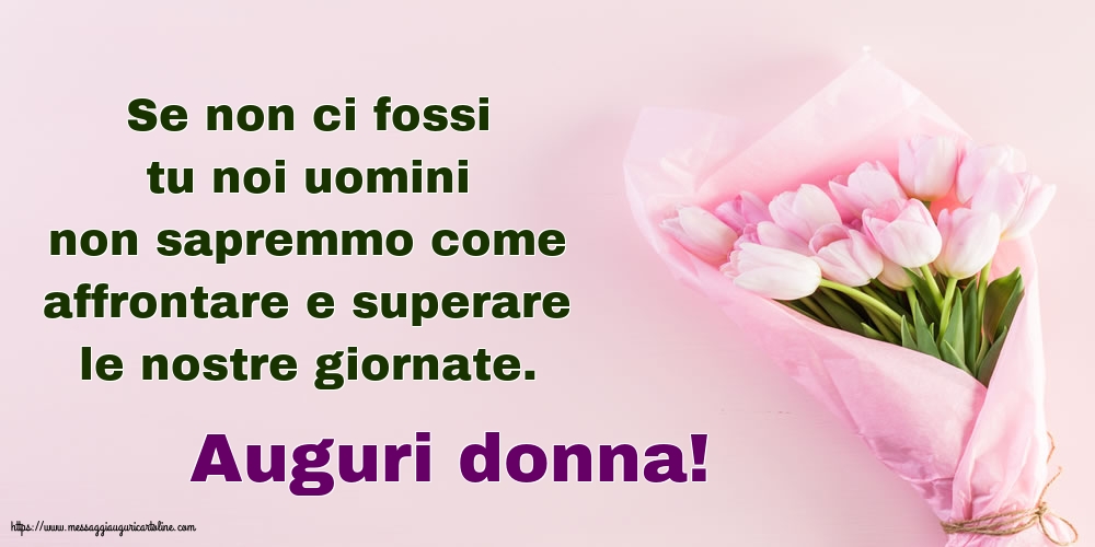 Auguri donna!