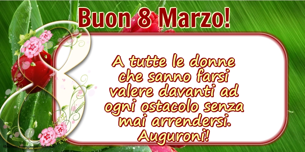 Buon 8 Marzo!
