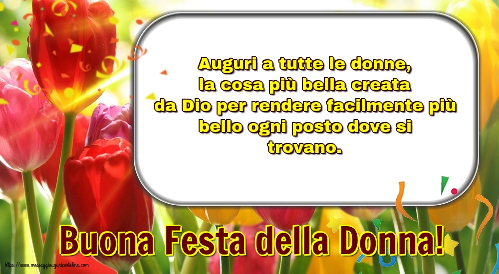 Buona Festa della Donna!