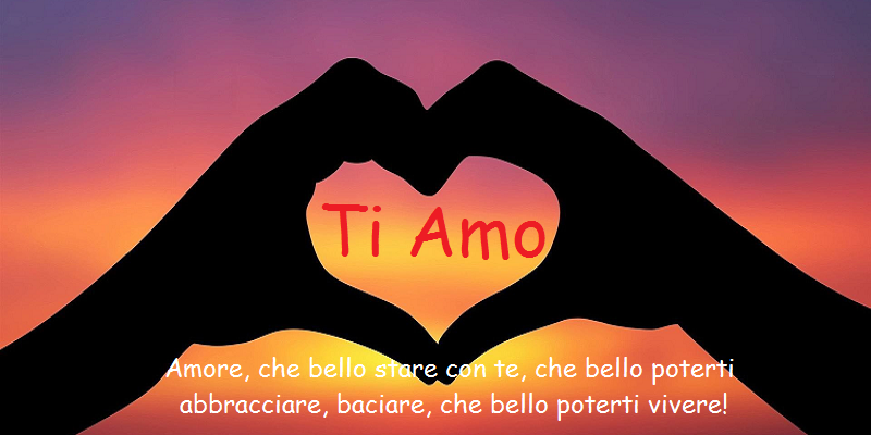 Cartoline d'amore - Tiamo - messaggiauguricartoline.com