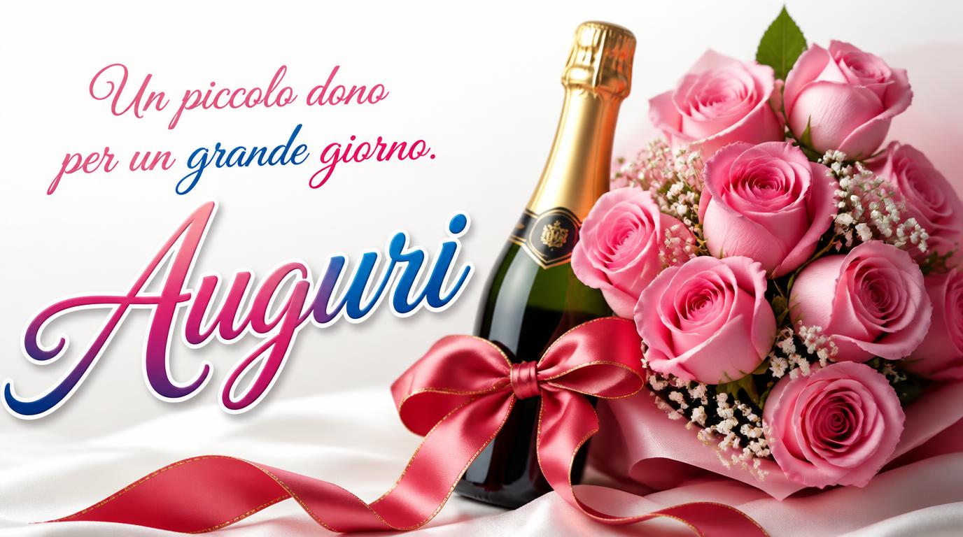 Un piccolo dono per un grande giorno. Auguri