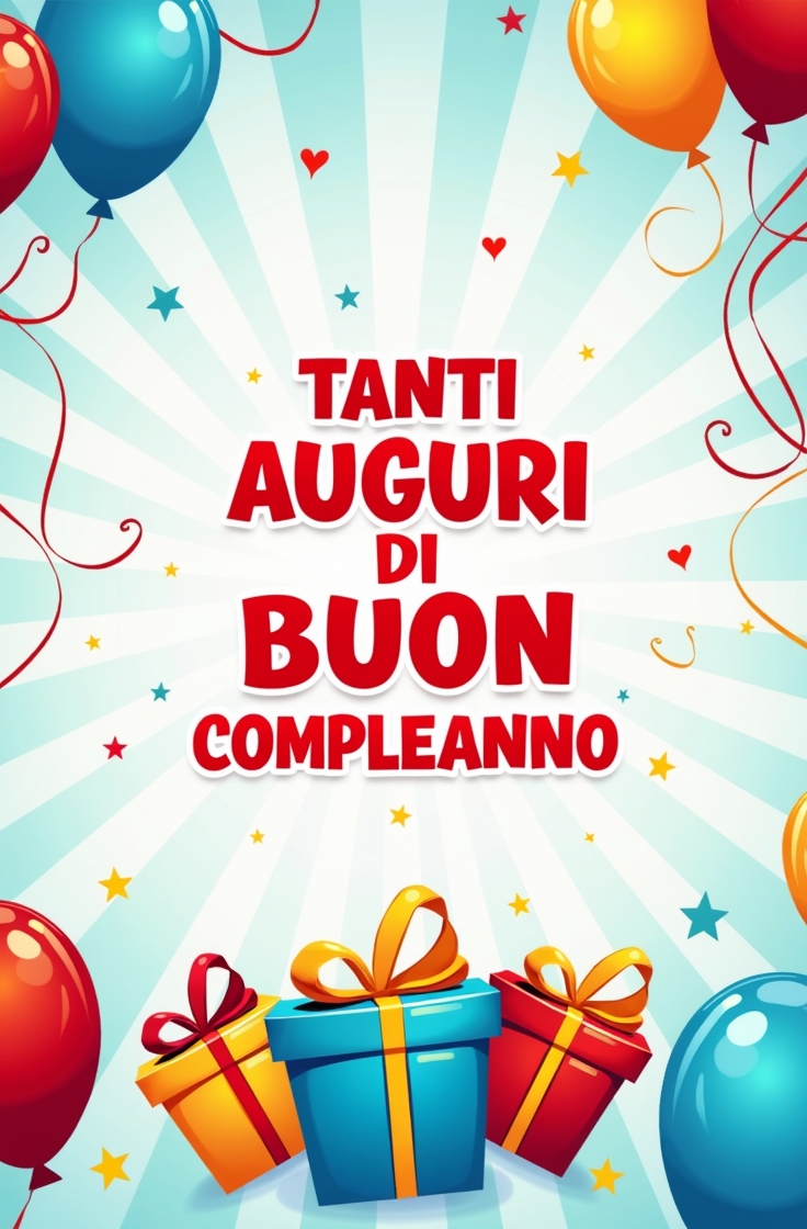 Tanti auguri si buon compleanno