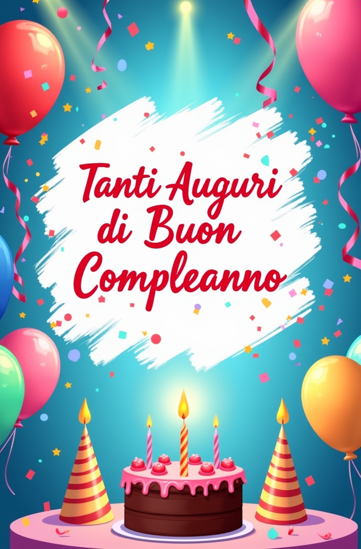 Auguri Tanti auguri si buon compleanno