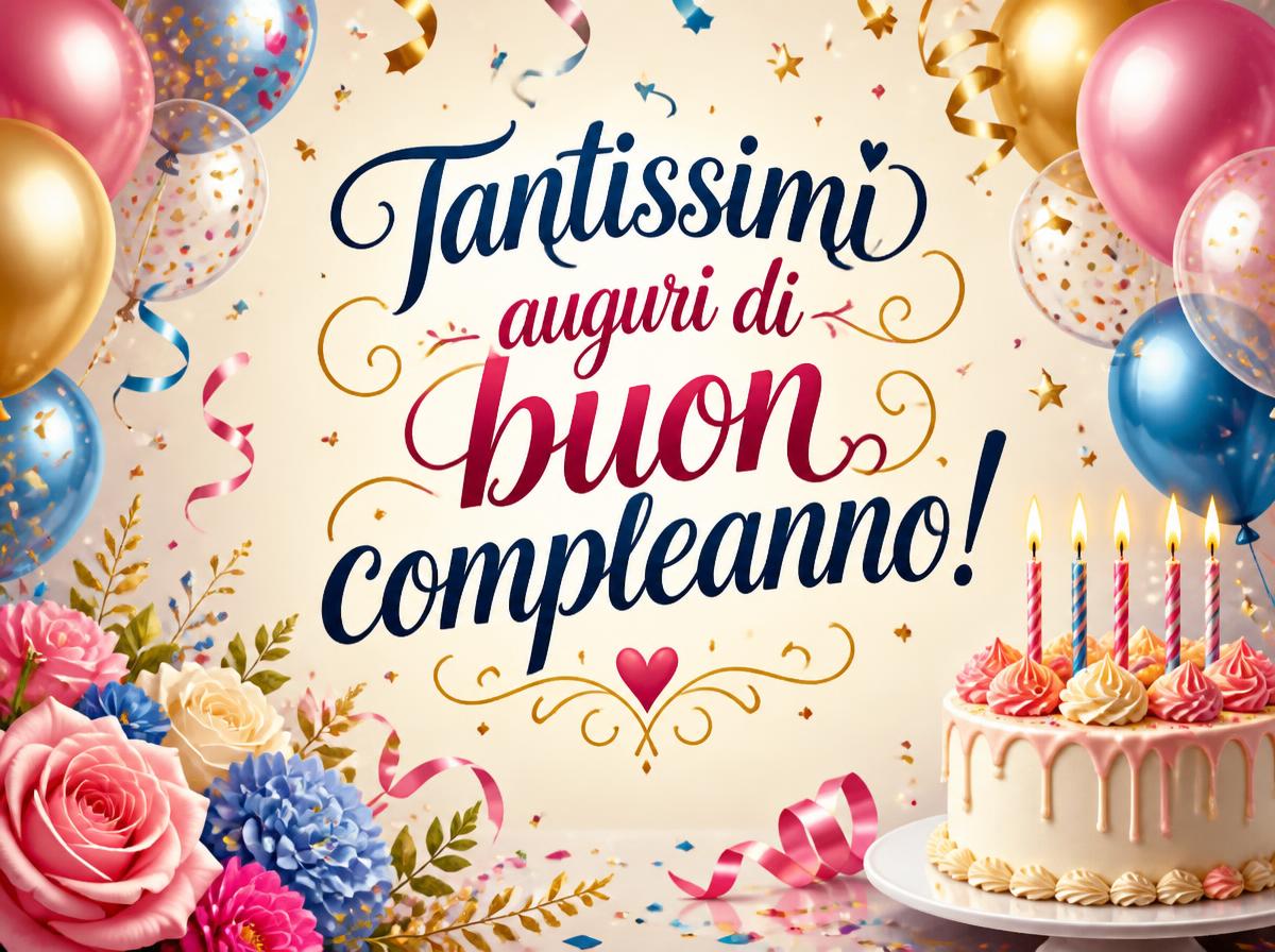 Tantissimi auguri di buon compleanno!