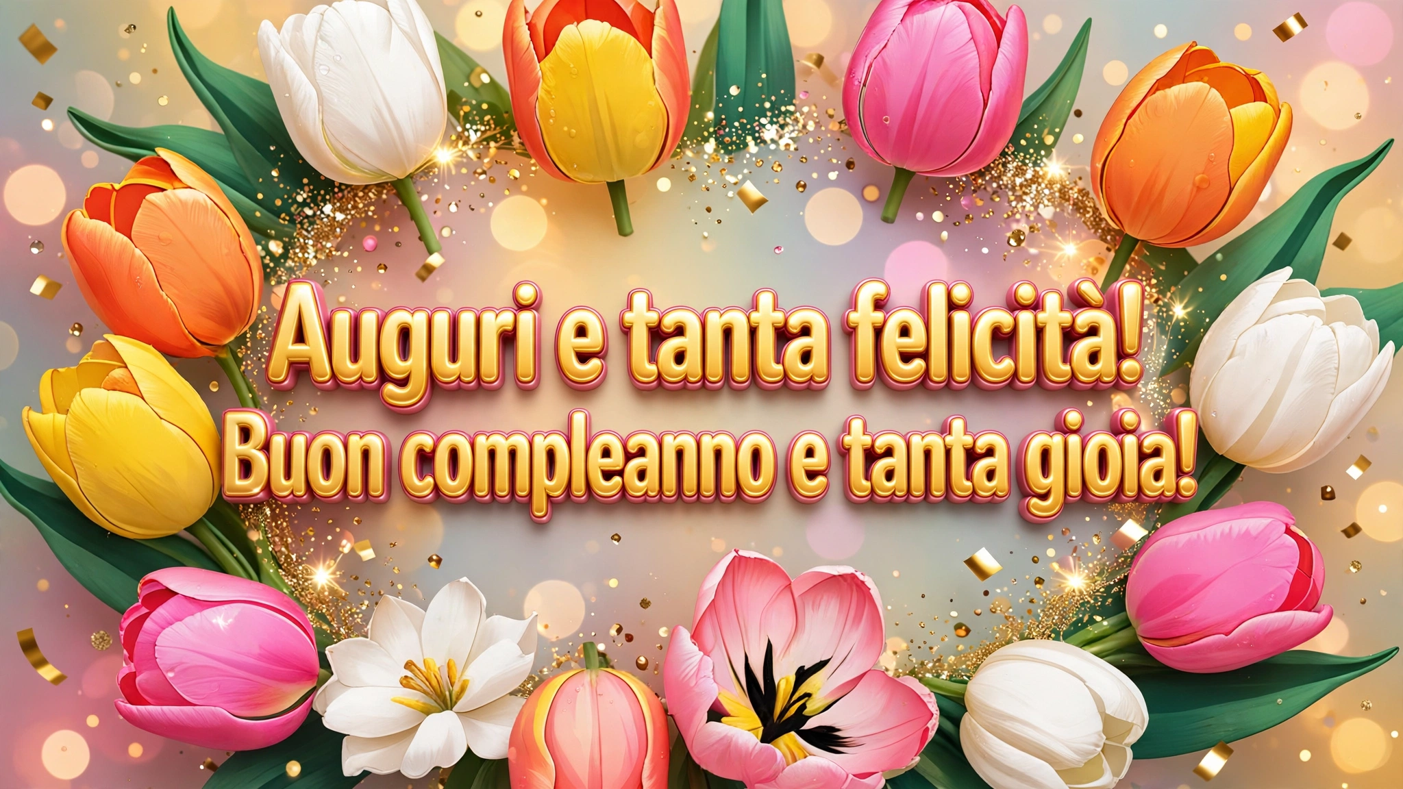 Auguri e tanta felicità