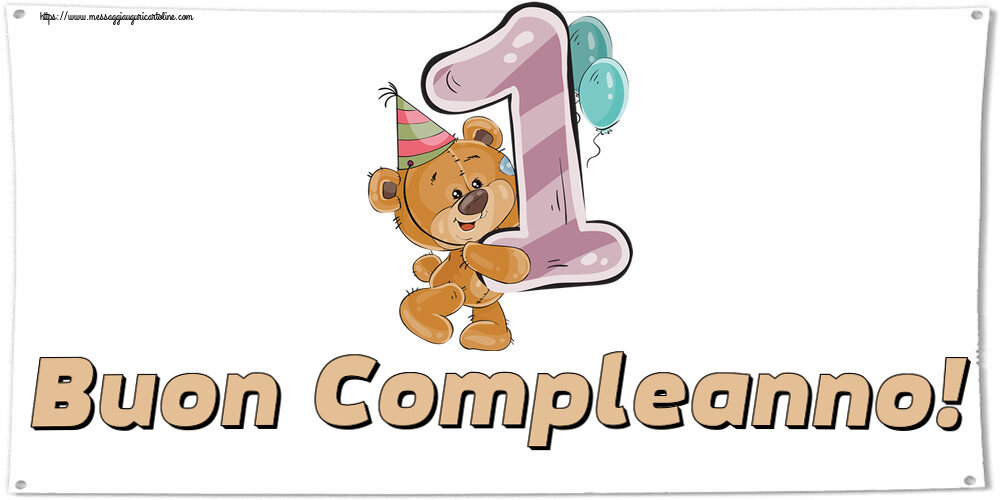 Buon Compleanno! ~ 1 anno