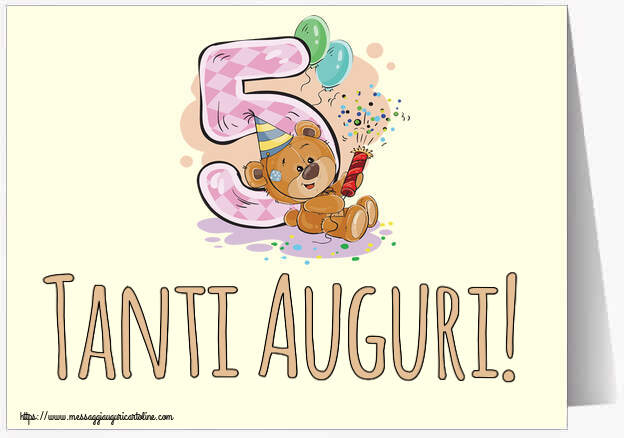 Tanti Auguri! ~ 5 anni