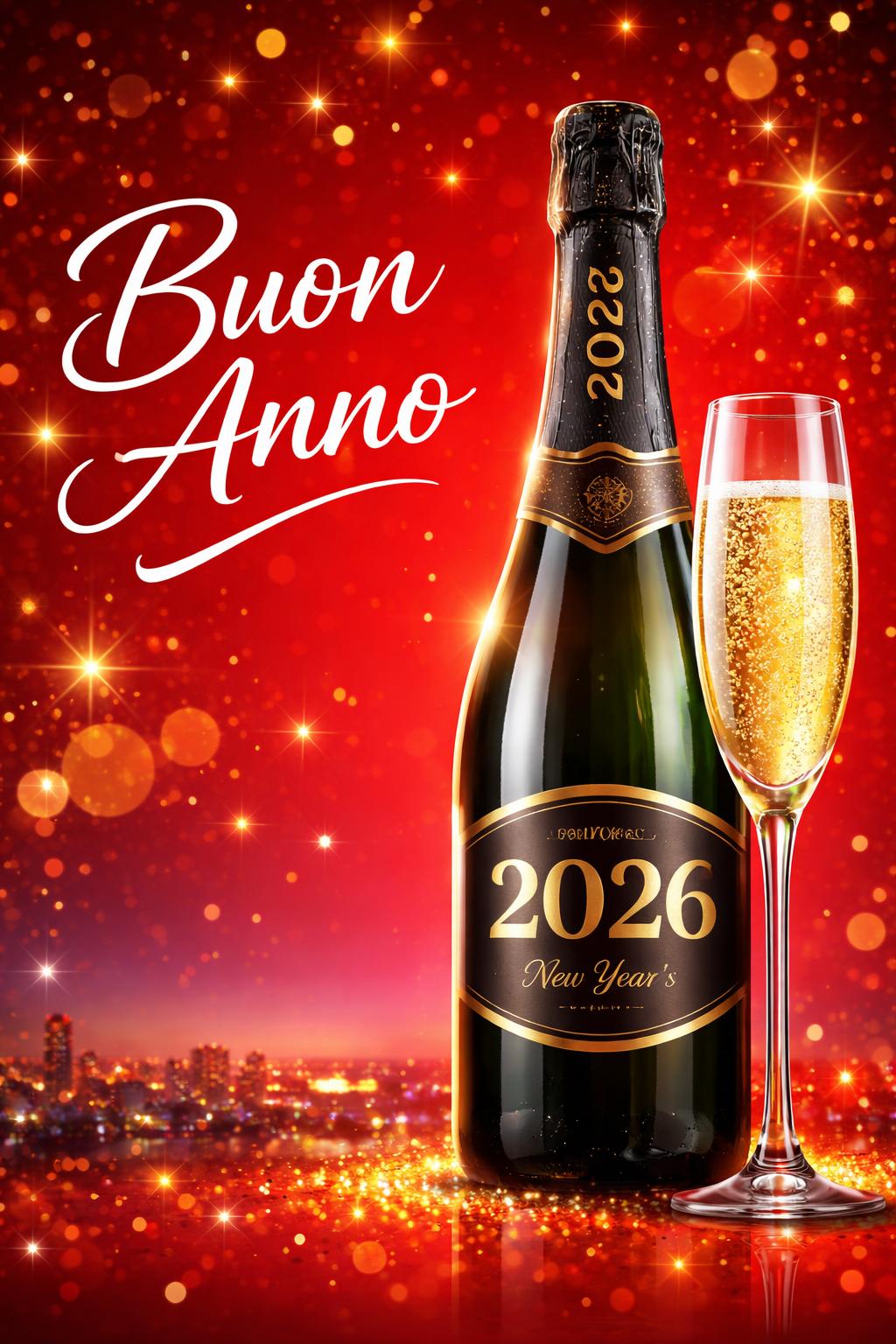 Cartoline di Buon Anno - Buon anno 2026 - messaggiauguricartoline.com