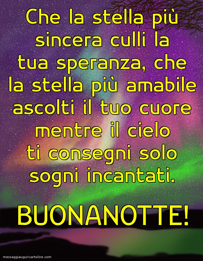Cartoline di buonanotte - Buonanotte! - messaggiauguricartoline.com