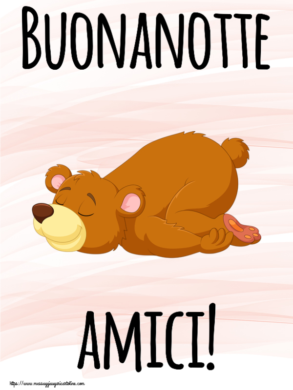 Buonanotte Buonanotte amici!