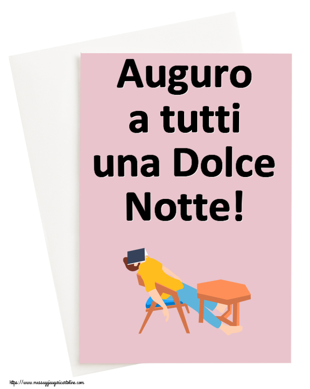 Auguro a tutti una Dolce Notte!