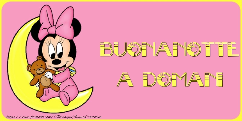 Buonanotte - Buonanotte a domani