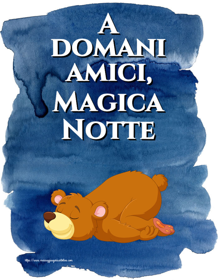 A domani amici, Magica Notte