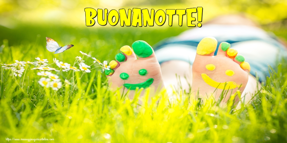 Cartoline di buonanotte - Buonanotte! - messaggiauguricartoline.com
