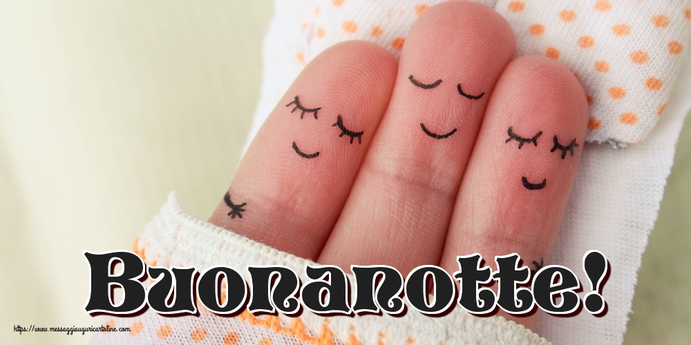 Cartoline di buonanotte - Buonanotte! - messaggiauguricartoline.com